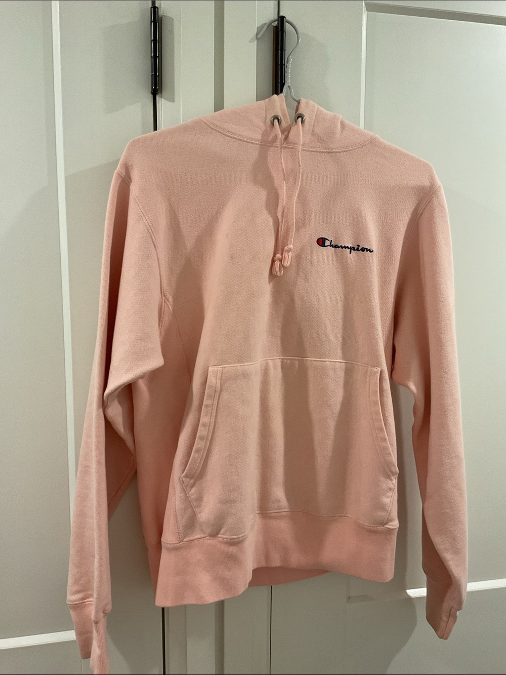 Champion Reverse Weave Light Pink Hoodie